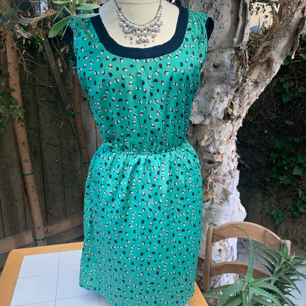 Whimsical Bird Detail Dress